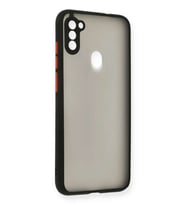 Galaxy A11 Kılıf Montreal Silikon Kapak - Siyah