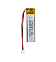 Powermaster 3.7 Volt 130 Mah Lityum Polimer Şarjlı Pil 3.8X9X42 mm Akıllı Saat Kulaklık Pili