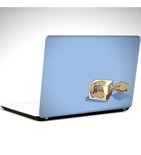 Kalem Traş Laptop Sticker 14 inch (35X26CM)