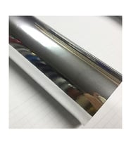 Krom Nikelaj Gümüş Renk Varak Su Geçirmez Yüzey Kaplama Folyosu 20cmX122cm