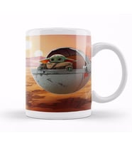 Baby Yoda Star Wars 02 Kupa Bardak Porselen