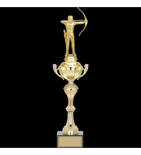 ODAK KUPA - Figürlü Kupalar - Okçu Figürlü Kupalar FG-062 B - 48 cm