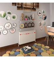 Kenzlife petek üstü raf dresuar golden boy crd 120*24 ikili kitaplık duvar rafı 120 cm uzunluk (Karışık)