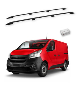 Turtle Renault Trafic (X82) 2014-2025 / Uzun Şasi Tavan Çıtası Crown Siyah