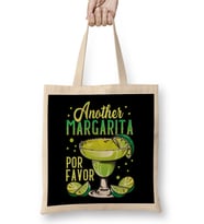 Funny Another Margarita Por Favor Drinking Pun Bez Çanta Uzun Saplı