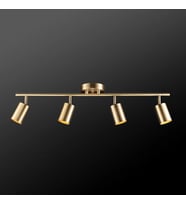 Rsylight Metal Modern 4 LÜ Eskitme Kaplama Led Spot Hareketli Avize Günışığı Ampullü