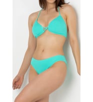DoReMi Bağlama Detaylı Normal Bel Bikini Takımı (Mint Yeşili)