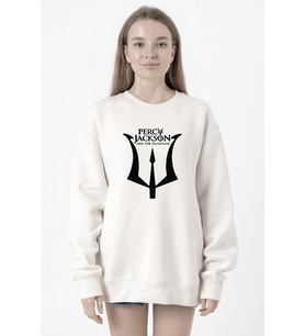 Percy Jackson And The Olympians Beyaz Kadın 2ip Sweatshirt