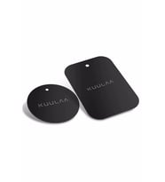 Kuulaa Magnetic-mıknatıslı Telefon Tutucular Için Metal Plaka Seti Siyah