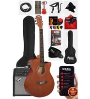 Midex Phx-188-50AMP Elektro Akustik Gitar 50W Şarjlı Bluetooth Amfili Full Set