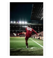 Arnold Tekmesi Liverpool Tablo Ahşap Poster Dekoratif