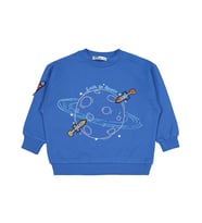 Civil Boys Lost İn Space Baskılı 2-5 Yaş Sweatshirt - Mavi