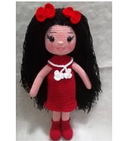 Süslü Bebek Amigurumi Organik Oyuncak