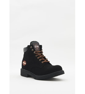 Harley Davidson 556 Mid Black Süet Erkek Bot