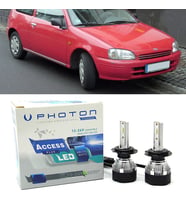 Toyota Starlet Led Xenon Uzun+Kısa Far Ampulü H4 Access Yeni Seri Beyaz