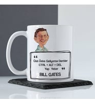 Bill Gates Esprili Kupa Bardak