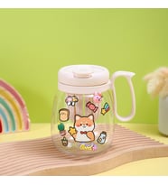 Süzgeçli Bardak Suluk, Yapışkanlı ve Pipetli, 15x13 - Beyaz (Beyaz)