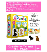 Premium Çocuk Zeka El Göz Koordinasyonu Geliştirici Eğitici Öğretici Eğlenceli 48 Parça İLK PUZZLE