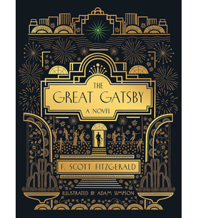 The Great Gatsby: A Novel: Illustrated Edition (Krem)