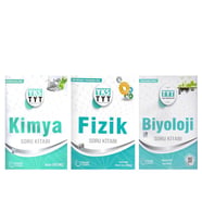 Palme Yayınları TYT Fizik Kimya ve Biyoloji A Soru Bankası 3 Kitap Set