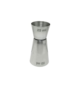 Çelik 25 ml - 50 ml 25/50 Bar Kokteyl Bardak İkili Jigger cin436