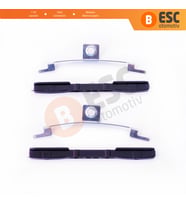 VW Bora Jetta Golf 4 5 Passat B5 B6 Audi A3 A4 A6 Leon 1999-2013 İçin 2 Set Sunroof Perde Ray Klipsi