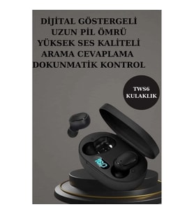 Mey İthalat® Nabız Ölçer Hediye Bileklikli Akıllı Saat ve Dijital Göstergeli Bluetooth Kulaklık Çokl