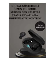 Mey İthalat® Nabız Ölçer Hediye Bileklikli Akıllı Saat ve Dijital Göstergeli Bluetooth Kulaklık Çokl