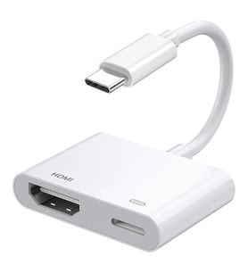 ALLY İPhone 15 Type-c to Type-c + HDMI Çevirici Kablo Dijital AV Adaptörü-(5775)