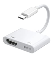ALLY İPhone 15 Type-c to Type-c + HDMI Çevirici Kablo Dijital AV Adaptörü-(5775)