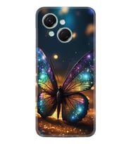 Spark Go 1 2025 Kılıf Boutique Baskılı Resimli Rengarenk Kelebek Pcode -097