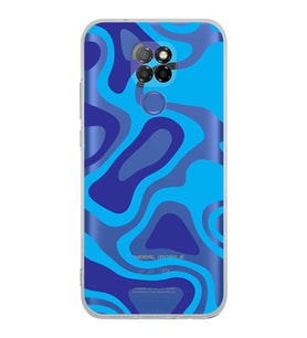 PrintiFy General Mobile GM 20 Uyumlu Kamera Korumalı Renkli Desen Tasarımlı Şeffaf  Kılıf