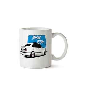 Bmw E34 Porselen Kupa Bardak