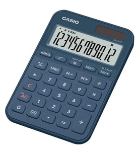 Casio MS-20YC-NY 12 Hane Lacivert Masa Üstü Hesap Makinesi