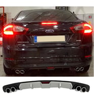 Ford Mondeo Mk4 Gri Difüzör 4 Krom Egzoz Görünümlü Difizör Arka Ek Body Kit