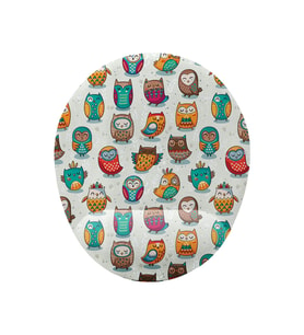 Baykuş Desenli Bilek Destekli Mouse Pad