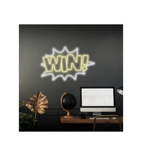 WIN! Yazılı Neon Tabela