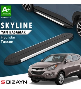 S-Dizayn Hyundai Tucson 2 Skyline Aluminyum Yan Basamak 173 Cm 2004-2014 A+ Kalite
