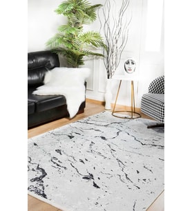 Dijital Kaymaz Yıkanabilir Beyaz Modern Salon Halısı Mutfak Halısı Koridor Halısı Yolluk HLN1023