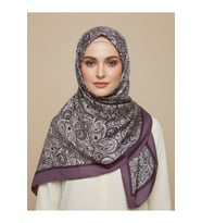Zarif, Yaprak Desenli Soft Şal 70 x180
