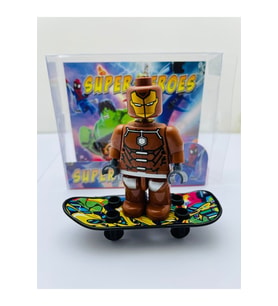 Yenilmezler Kaykaylı Iron-man Lego Karakteri Tekli Figür Set