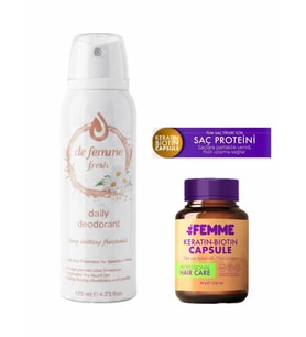 De Femme Fresh Daily İntim Deodorant 125 Ml+De Femme Saç Proteini
