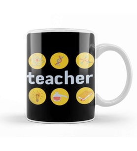 Teacher Gift Learning Inspire Science Student School Inspirational Kupa Bardak Porselen