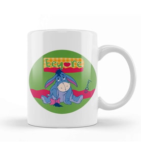 Winnie The Pooh Eeyore 03 Kupa Bardak Porselen