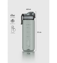 Renga Rybo-X Ölçek Desenli 630 ml Tritan Matara 912161 Bej (Siyah)