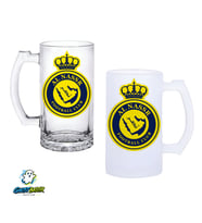 Al Nassr F.C. Kulplu Bira Bardağı Buzlu veya Şeffaf Seçenekli 0267
