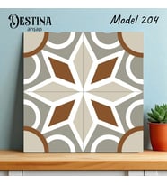 Destina Ahşap Mandala Boyama Seti- Ahşap Boyama- Ahşap Tuval-Model 204-23cm*23cm