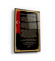 Gençliğe Hitabe Cam Tablo