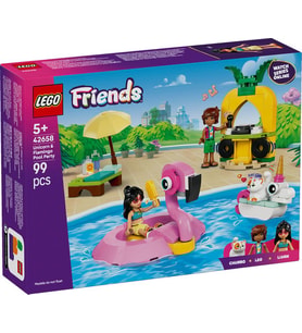 LEGO Friends 42658 Unicorn and Flamingo Pool Party