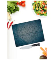 Lacivert  Cam Kesme  ve Sunum Tahtası  25 Cm X 35 Cm
